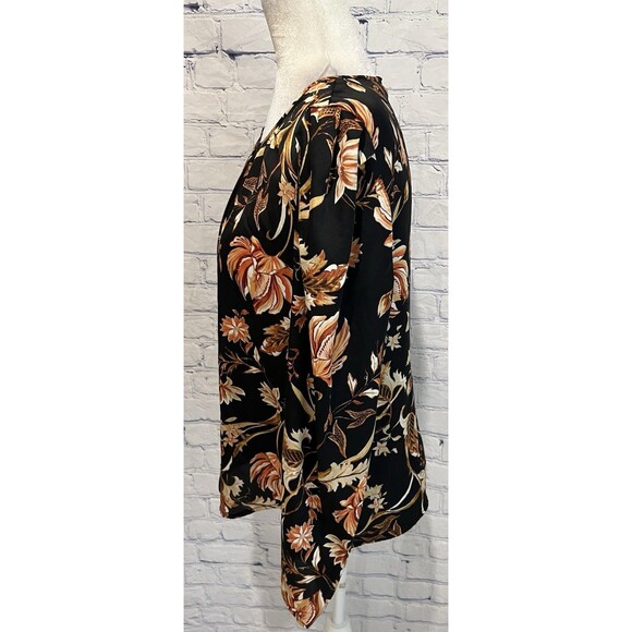 I.N.C International Concepts, Long Sleeve Polyester, Floral Top Blouse size smal - Picture 2 of 7